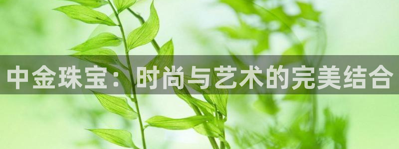 新宝5台卡：中金珠宝：时尚与艺术的完美结合