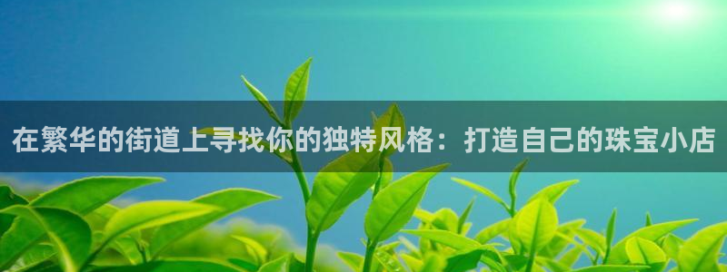 新宝5注册首页：在繁华的街道上寻找你的独特风格：打造自己的珠宝小店