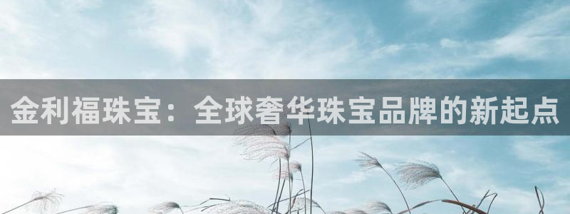 新宝5为啥开：金利福珠宝：全球奢华珠宝品牌的新起点
