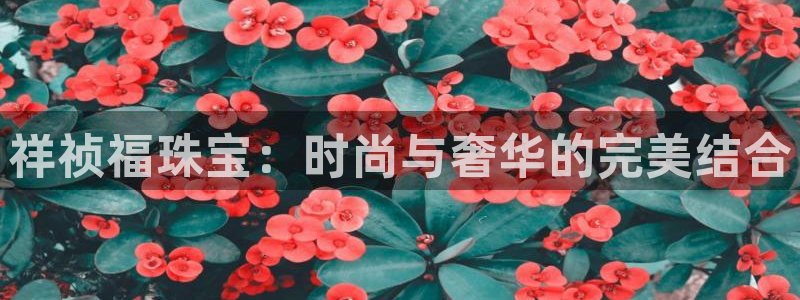 新宝5郑74OOO5：祥祯福珠宝：时尚与奢华的完美结合