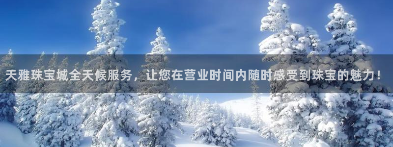 新宝5日740005蔻：天雅珠宝城全天候服务，让您在营业时间内随时感受到珠宝的魅