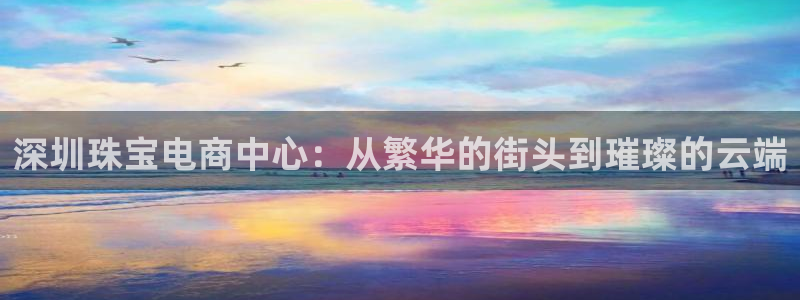 新宝5公司：深圳珠宝电商中心：从繁华的街头到璀璨的云端