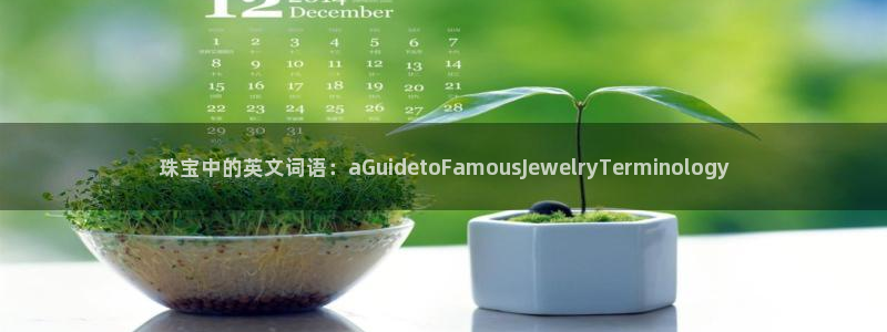 新宝5娱乐学：珠宝中的英文词语：aGuidetoFamousJewelryTer