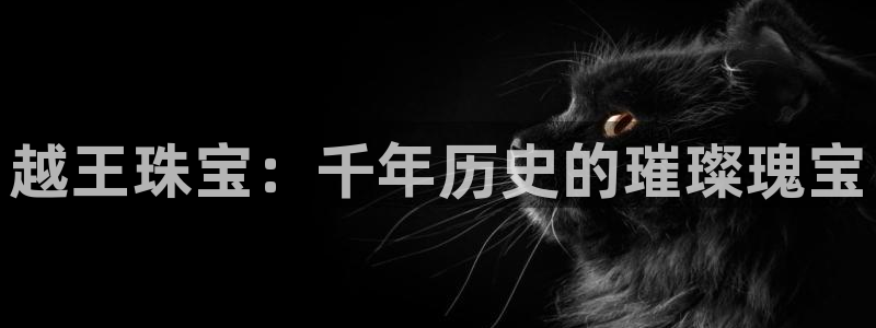 新宝5注册首页：越王珠宝：千年历史的璀璨瑰宝