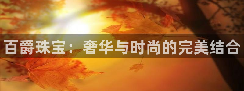 新宝5 - 测速登陆：百爵珠宝：奢华与时尚的完美结合