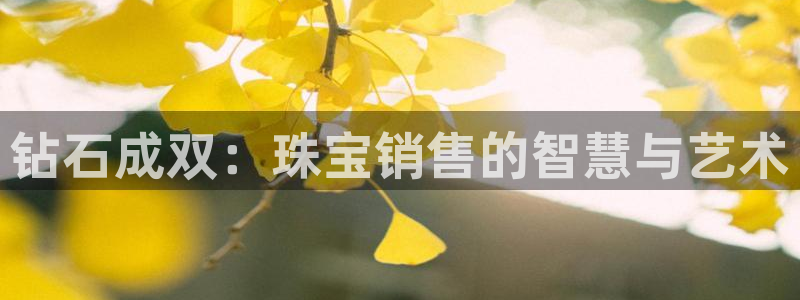 新宝5如何下载：钻石成双：珠宝销售的智慧与艺术