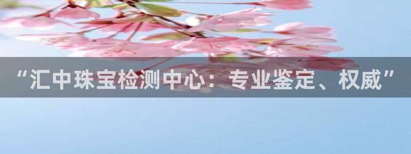 新宝5下载网址：“汇中珠宝检测中心：专业鉴定、权威”